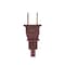 Monoprice SPT Extension Cord, 16 AWG, Indoor, 16/2, 3 Outlets, 1-15R, Brown, 1-15P, 6 ft 13821 - alternate 5